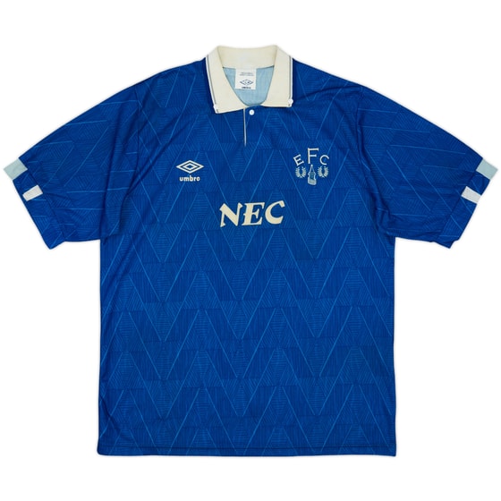 1988-91 Everton Home Shirt - 8/10 - (L)
