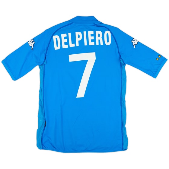 2002 Italy Home Shirt Del Piero #7 - 7/10 - (M)