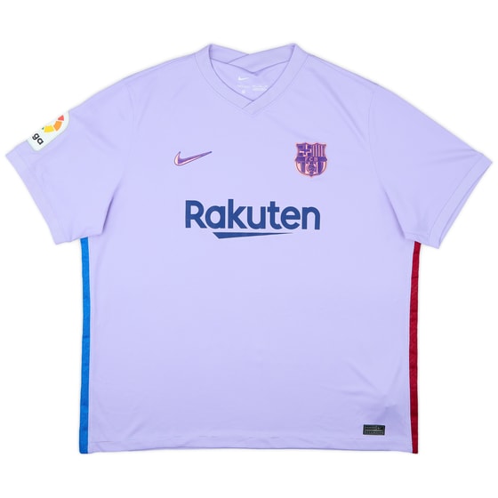 2021-22 Barcelona Away Shirt - 8/10 - (XXL)