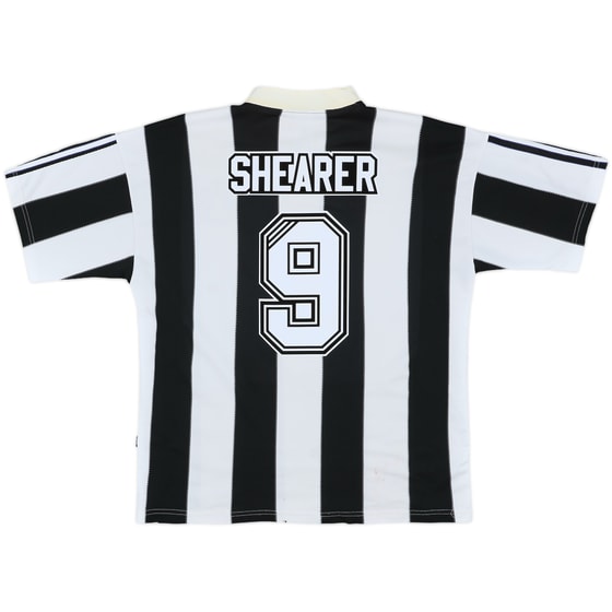 1995-97 Newcastle Home Shirt Shearer #9 - 7/10 - (L)
