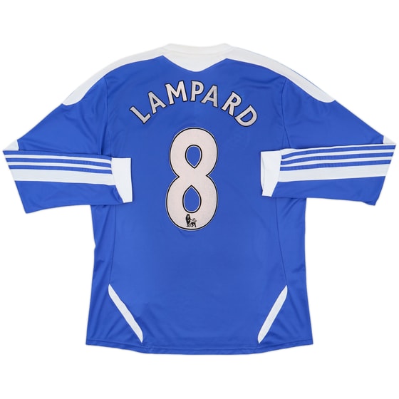 2011-12 Chelsea Home L/S Shirt Lampard #8 - 6/10 - (L)