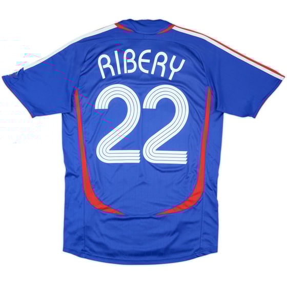 2006-07 France Home Shirt Ribery #22 - 7/10 - (M)