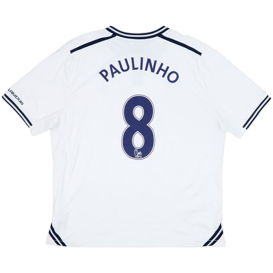 2013-14 Tottenham Home Shirt Paulinho #8 - 6/10 - (XL)