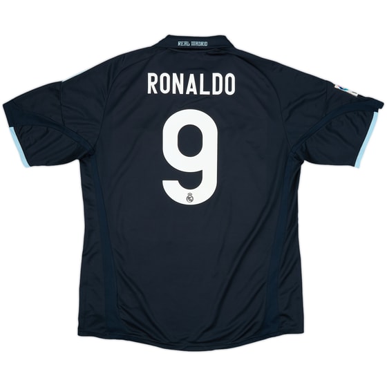 2009-10 Real Madrid Away Shirt Ronaldo #9 - 6/10 - (XL)