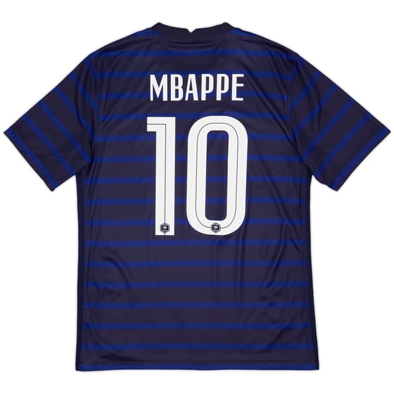 2020-21 France Home Shirt Mbappe #10 - 10/10 - (M)