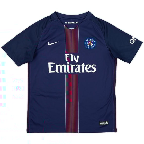 2016-17 Paris Saint-Germain Home Shirt - 8/10 - (L.Boys)
