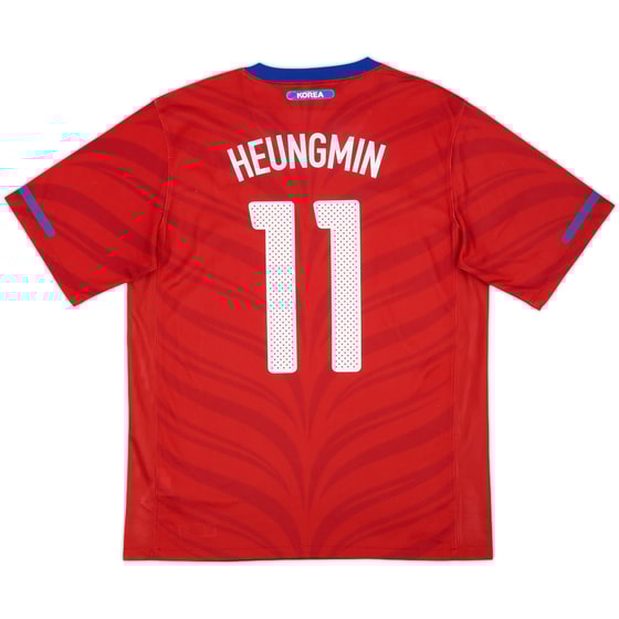 2010-12 South Korea Home Shirt Heungmin #11 - 7/10 - (L)