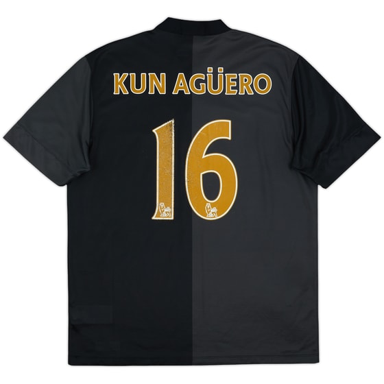 2013-14 Manchester City Away Shirt Kun Aguero #16 - 6/10 - (L)