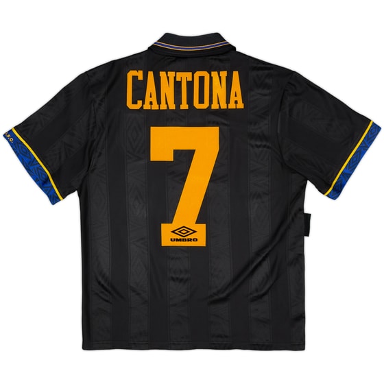 1993-95 Manchester United Away Shirt Cantona #7 - 8/10 - (S)