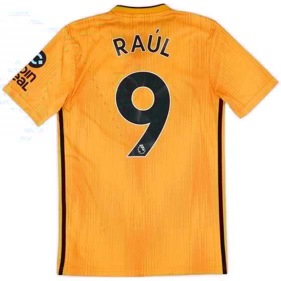 2018-19 Wolves Home Shirt Raul #9 - 9/10 - (XS)