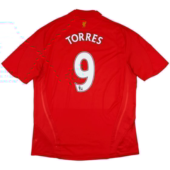 2008-10 Liverpool Home Shirt Torres #9 - 6/10 - (XL)