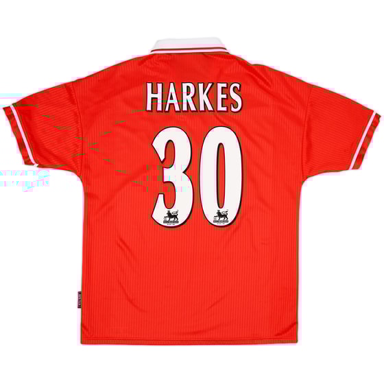 1998-00 Nottingham Forest Home Shirt Harkes #30 - 8/10 - (L)
