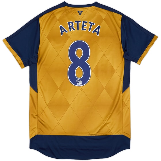 2015-16 Arsenal Away Shirt Arteta #8 - 9/10 - (M)