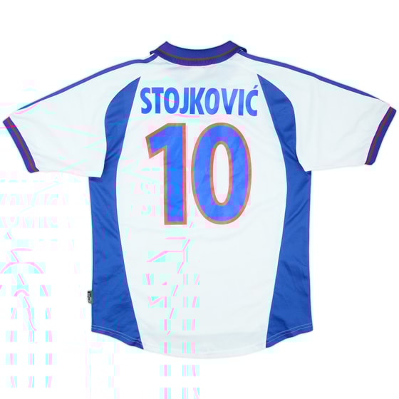 2000-01 Yugoslavia Away Shirt Stojkovic #10 - 7/10 - (M)