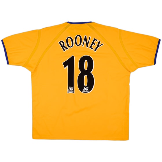 2003-04 Everton Away Shirt Rooney #18 - 10/10 - (XL)
