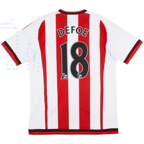 2015-16 Sunderland Home Shirt Defoe #18 - 6/10 - (L)
