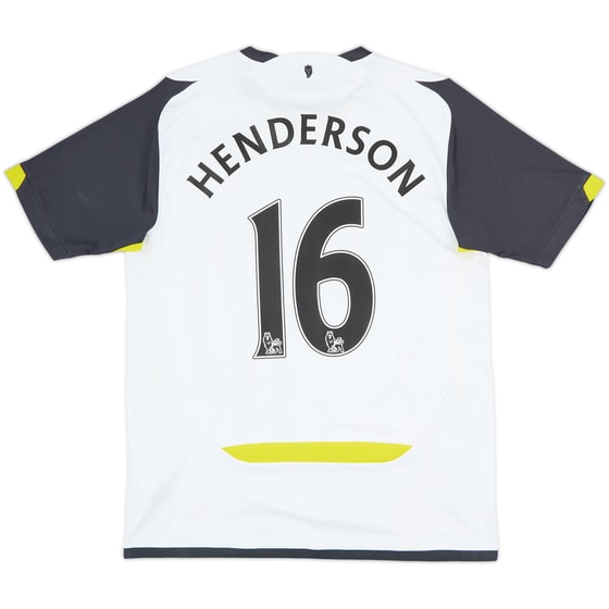 2009-10 Sunderland Away Shirt Henderson #16 - 7/10 - (L)