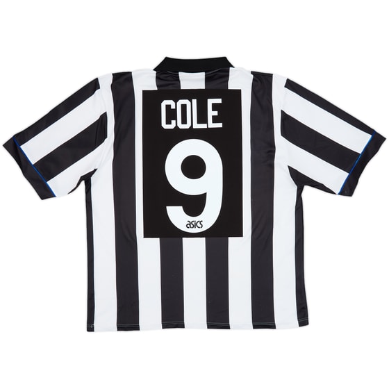 1993-95 Newcastle Home Shirt Cole #9 - 8/10 - (L/XL)