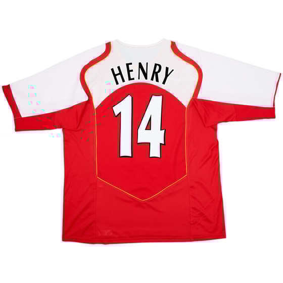 2004-05 Arsenal Home Shirt Henry #14 - 10/10 - (XXL)