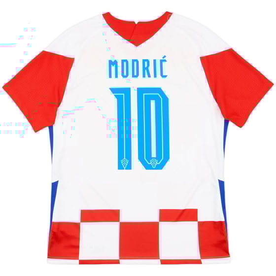 2020-21 Croatia Home Shirt Modric #10 - 8/10 - (L)