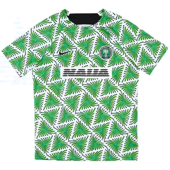 2022-24 Nigeria Nike Pre-Match Training Shirt - 10/10 - (M)