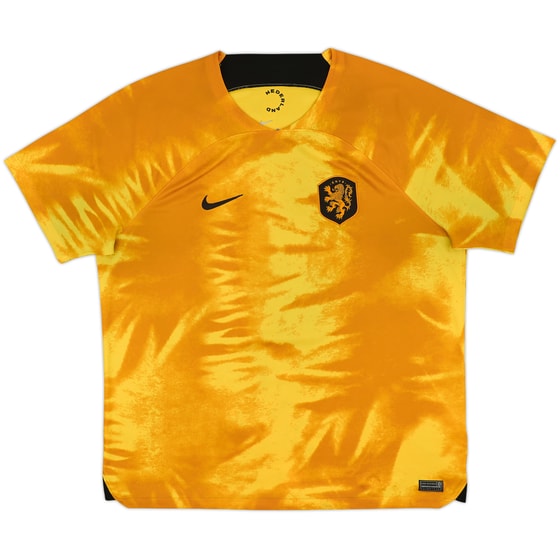 2022-23 Netherlands Home Shirt - 7/10 - (XXL)