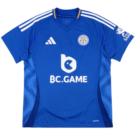 2024-25 Leicester Home Shirt - 9/10 - (L)