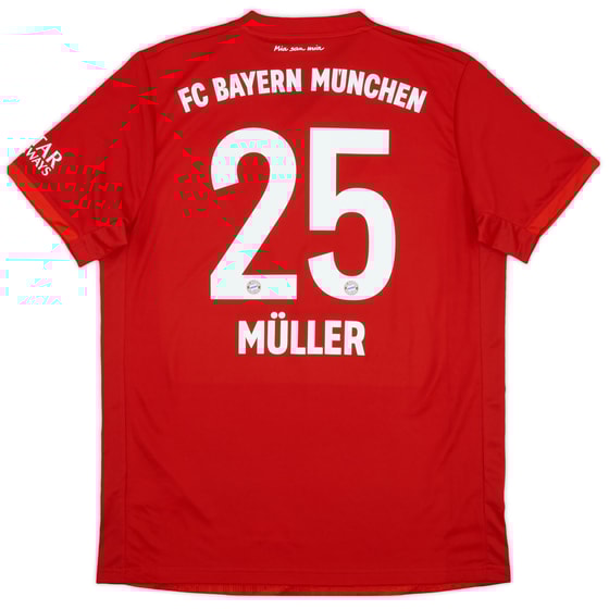 2019-20 Bayern Munich Home Shirt Muller #25 - 8/10 - (L)