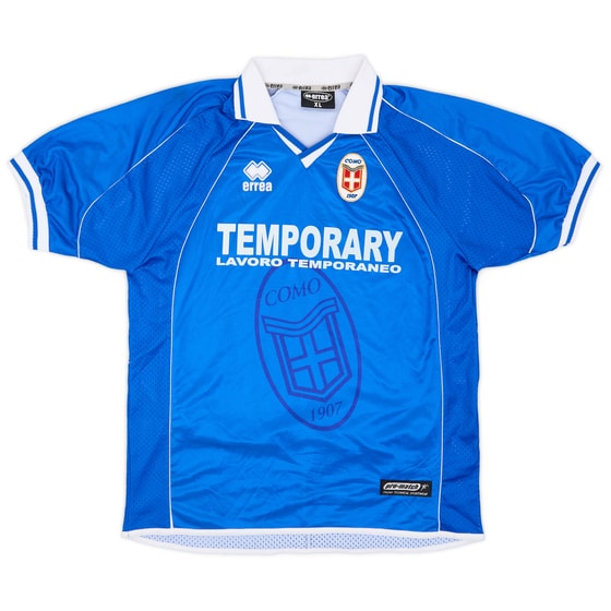 2002-03 Como Home Shirt - 9/10 - (XL)