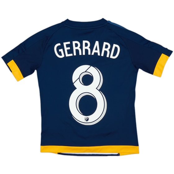 2015-16 LA Galaxy Away Shirt Gerrard #8 - 9/10 - (S.Boys)
