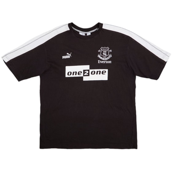 2001-02 Everton Puma Cotton Tee - 8/10 - (L)