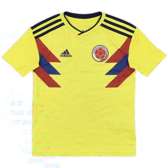 2018-19 Colombia Home Shirt - 8/10 - (S.Boys)