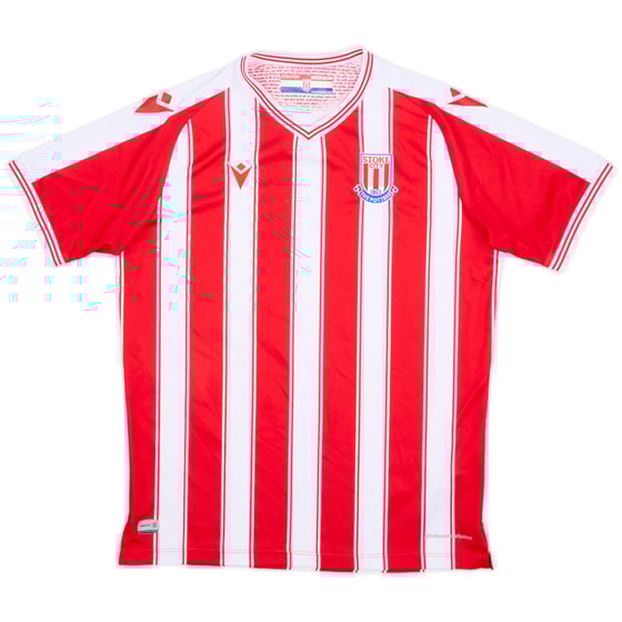 2020-21 Stoke City Home Shirt - 8/10 - (L.Boys)