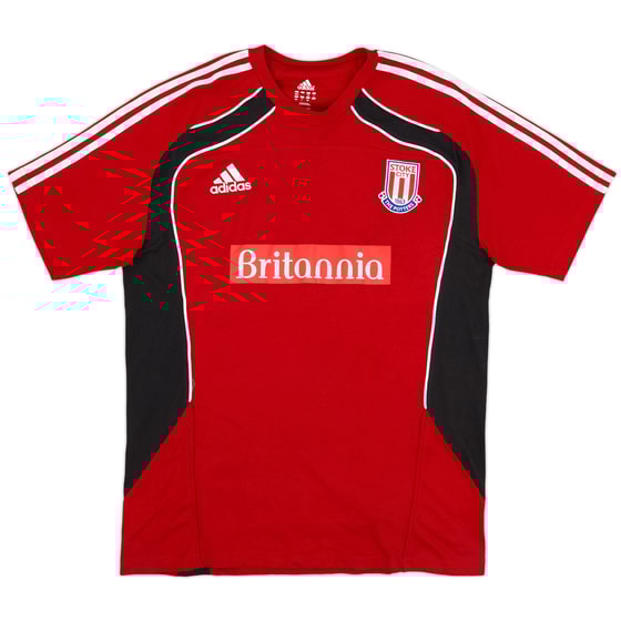 2010-11 Stoke City adidas Training Shirt - 9/10 - (L)