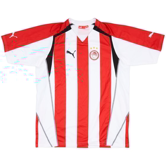 2005-06 Olympiakos Home Shirt - 8/10 - (XL)