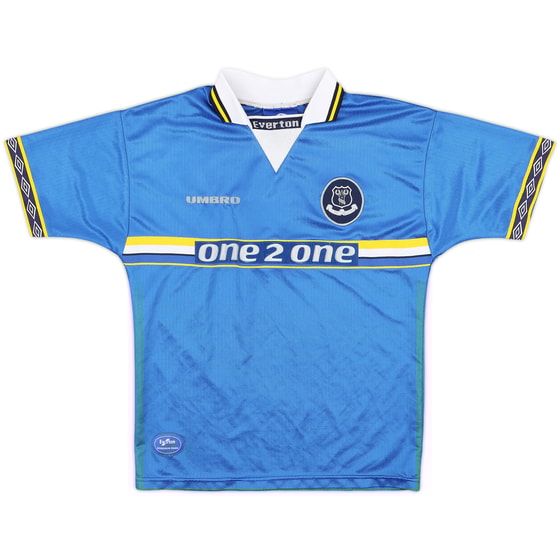 1997-99 Everton Home Shirt - 8/10 - (L.Boys)