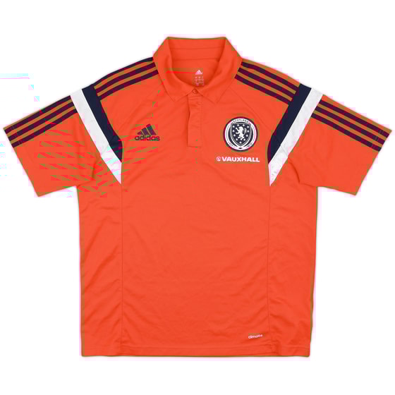 2014-15 Scotland adidas Polo Shirt - 9/10 - (L)