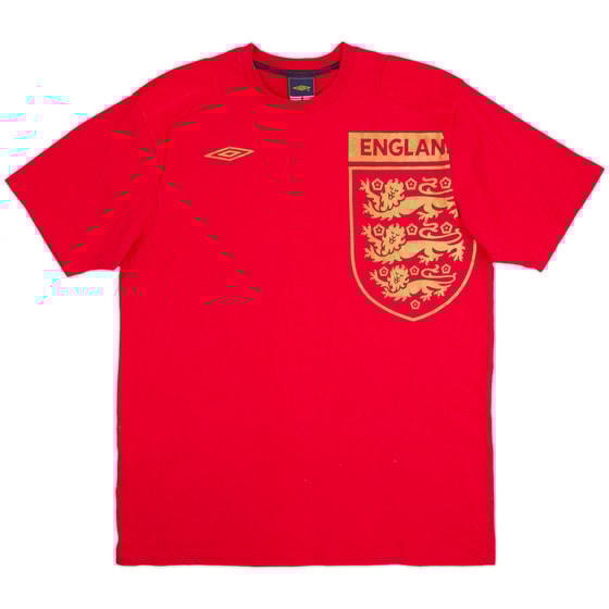 2005-06 England Umbro Graphic Tee - 8/10 - (L)