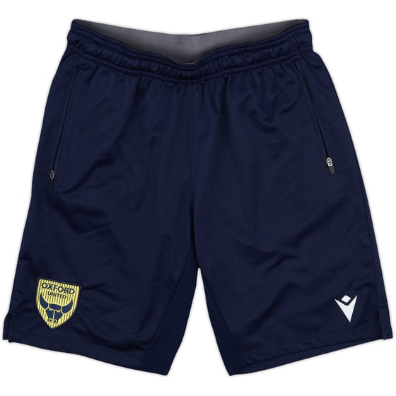 2022-23 Oxford United Macron Training Shorts - 9/10 - (S)