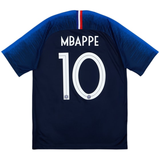 2018 France Home Shirt Mbappe #10 - 9/10 - (M)