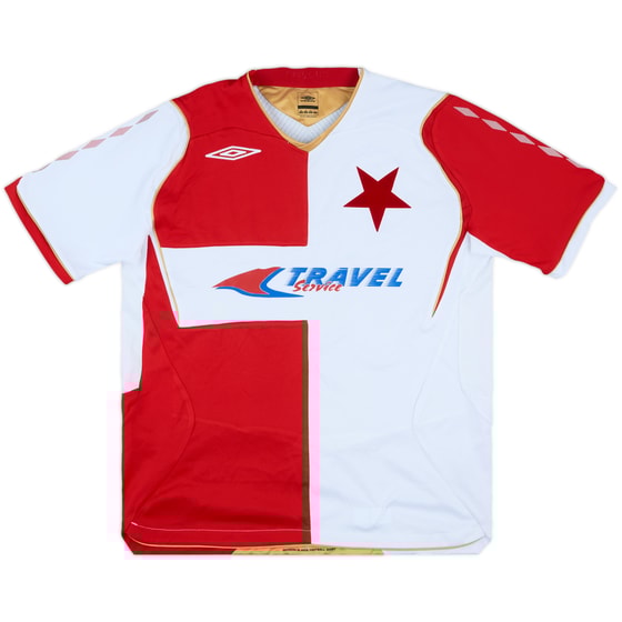 2008-09 Slavia Prague Home Shirt - 8/10 - (M)