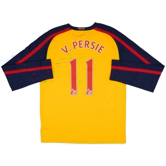 2008-09 Arsenal Away L/S Shirt V.Persie #11 - 7/10 - (M)