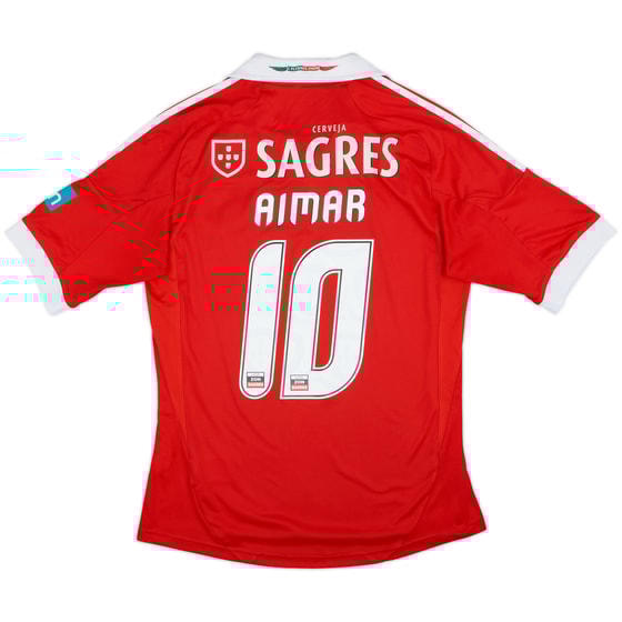 2012-13 Benfica Home Shirt Aimar #10 - 8/10 - (S)