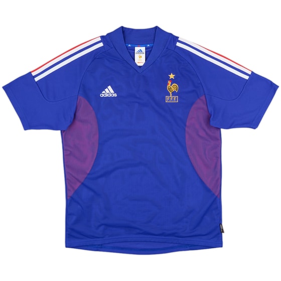 2002-04 France 'Signed' Home Shirt - 9/10 - (S)