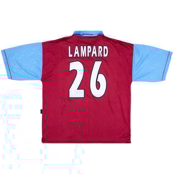 1995-97 West Ham Centenary Home Shirt Lampard #26 - 9/10 - (XL)
