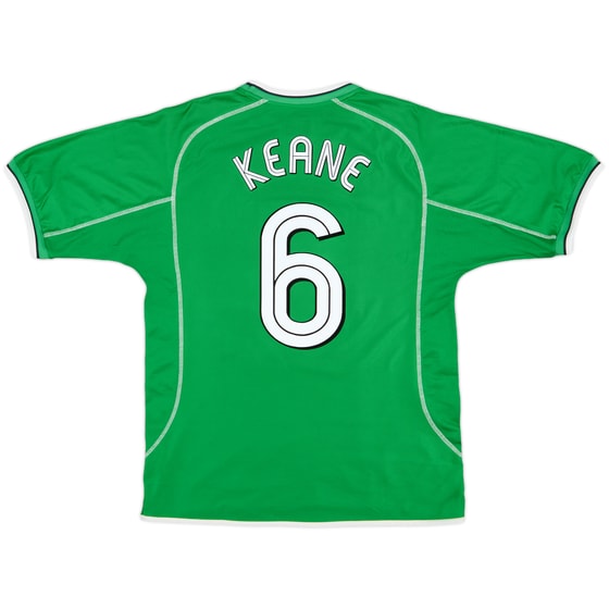 2003-04 Ireland Home Shirt Keane #6 - 8/10 - (L)