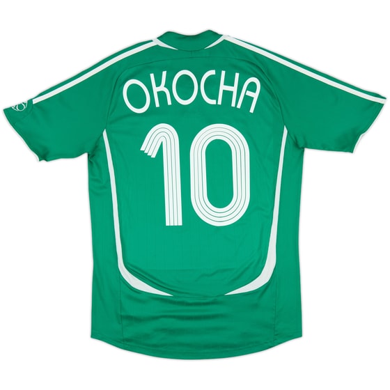 2006-07 Nigeria Home Shirt Okocha #10 - 8/10 - (M)