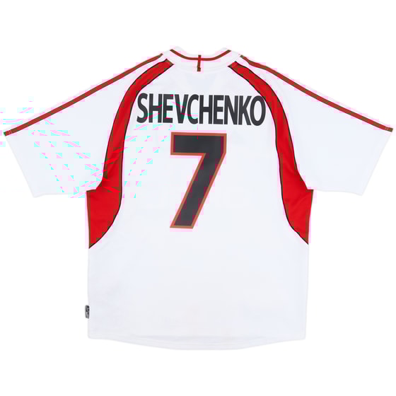 2000-02 AC Milan Away Shirt Shevchenko #7 - 6/10 - (L)