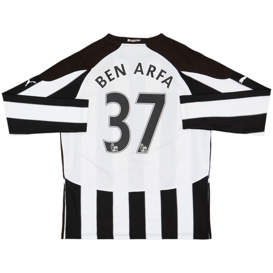 2010-11 Newcastle Home L/S Shirt Ben Arfa #37 - 6/10 - (L)