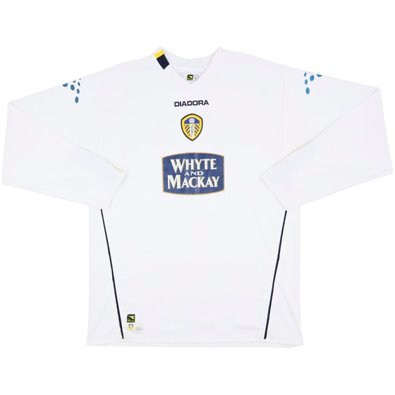 2004-05 Leeds United Home L/S Shirt - 7/10 - (L)